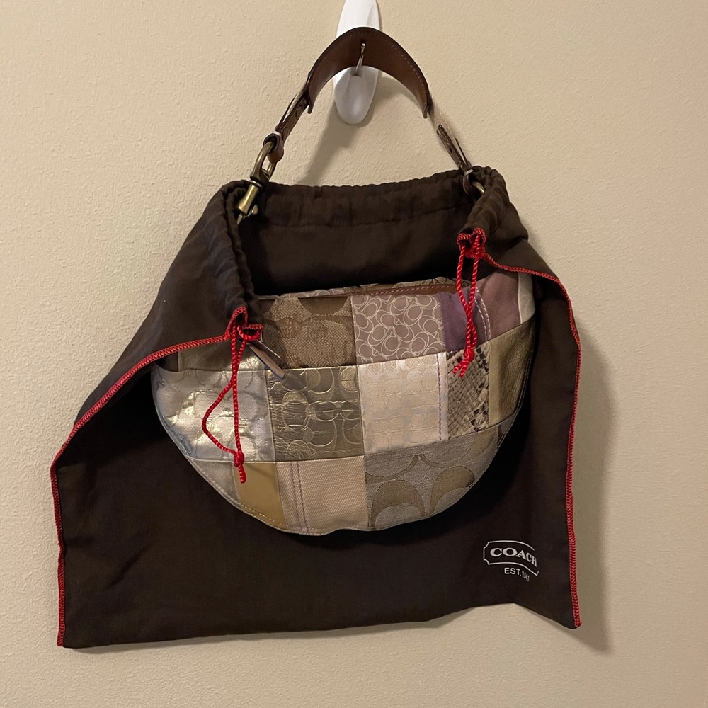 Coach patchwork handbag